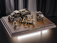 Диорама "Советская полевая кухня. Зима 1943" 1/35